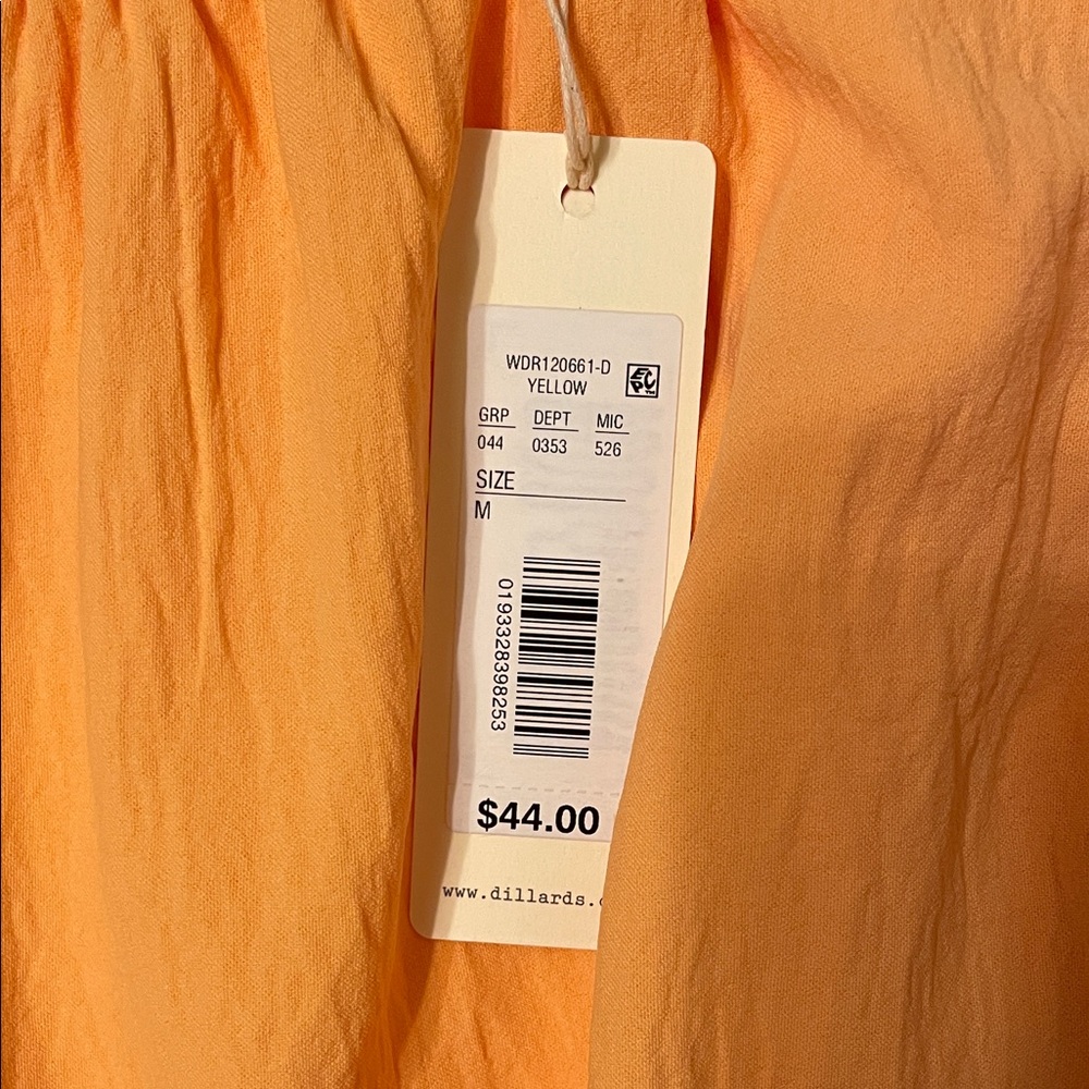 Copper Key Orange Ruffle Dress - Picture 3 of 4